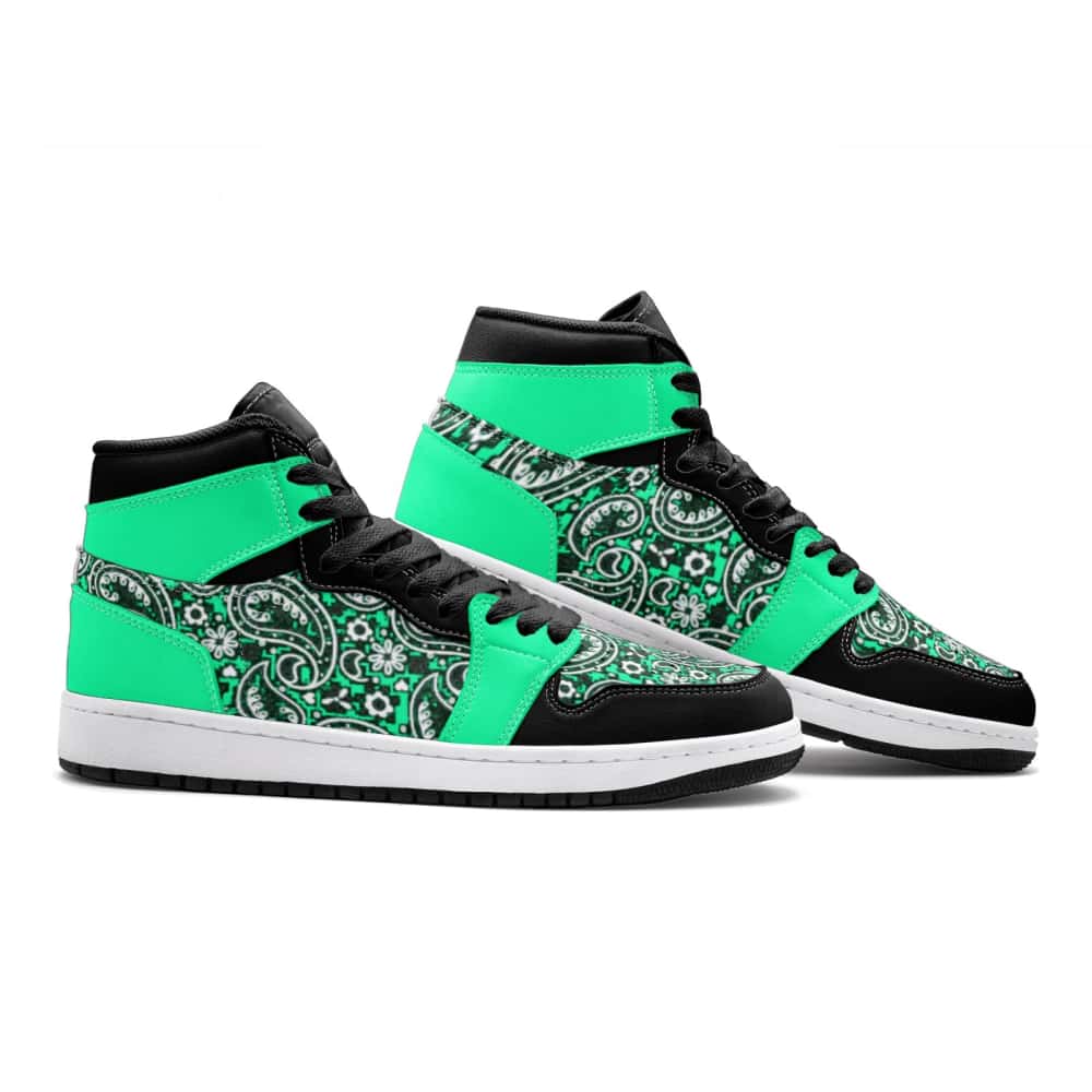 Neon Green Bandana TR Sneakers - $84.99 - Free Shipping