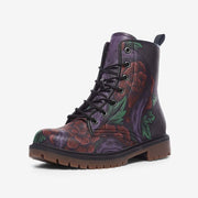 Octopus and Roses Vegan Leather Boots