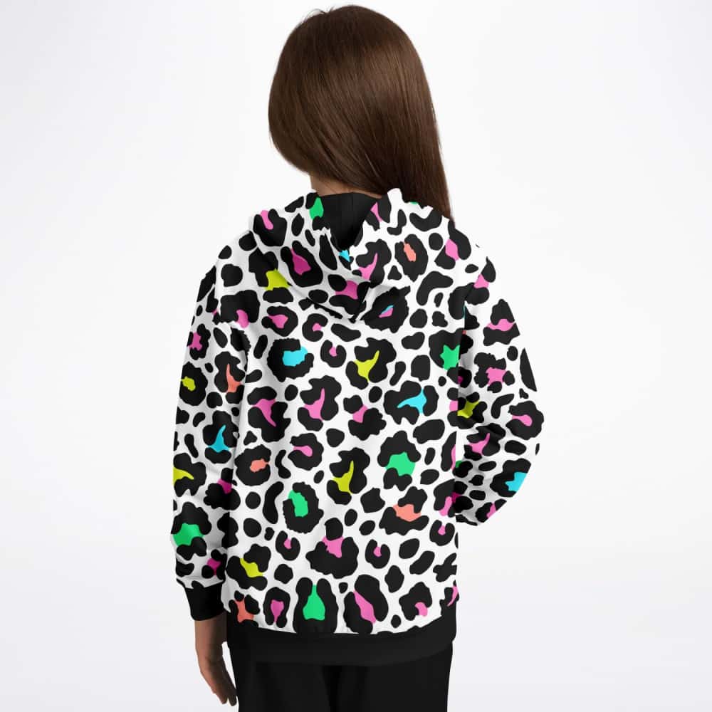 Pastel Leopard Print Pullover Hoodie - $44.99 Free Shipping