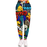 Peace, Love and Party Fashion Joggers