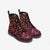 Pink and Orange Leopard Print Vegan Leather Boots - $99.99