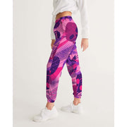 Pink Graffiti Skulls Track Pants