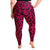 Pink Snakeskin Pattern Plus Size Leggings - $48.99 Free