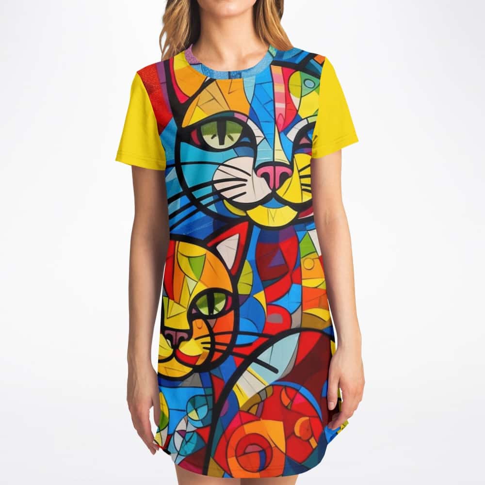 Pretty Kitty T-Shirt Dress - $44.99 - Free Shipping