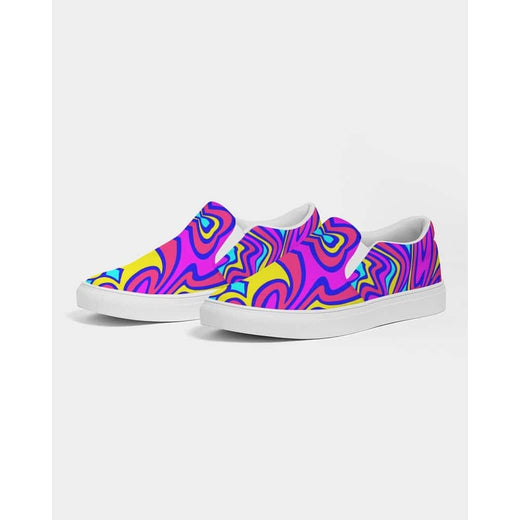 Psychedelic Slip-On Canvas Shoes