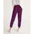Purple and Pink Leopard Print Track Pants - $64.99 - Free