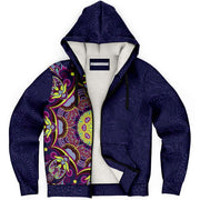 Purple Design Microfleece Hoodie