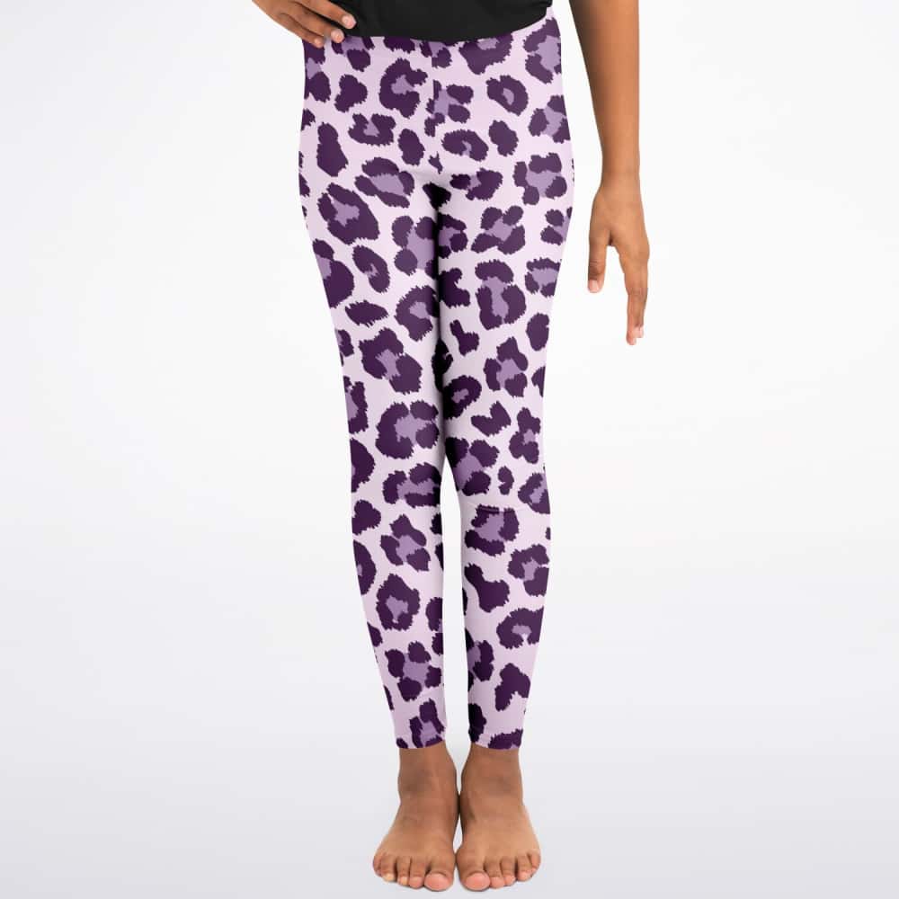 Purple Leopard Print leggings - $34.99 - Free Shipping