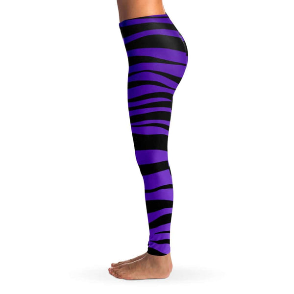 Purple Zebra Plus Size Leggings - Free Shipping - Projects817 LLC