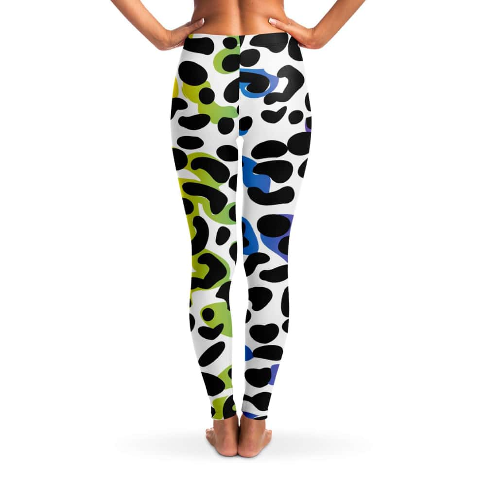 Rainbow Leopard Print Leggings - $54.99 - Free Shipping