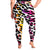 Rainbow Leopard Print Plus Size Leggings - $48.99 - Free