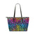 Rainbow Leopard Print Vegan Leather Tote Bag Large - $64.99