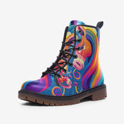 Rainbow Unicorn Vegan Leather Boots