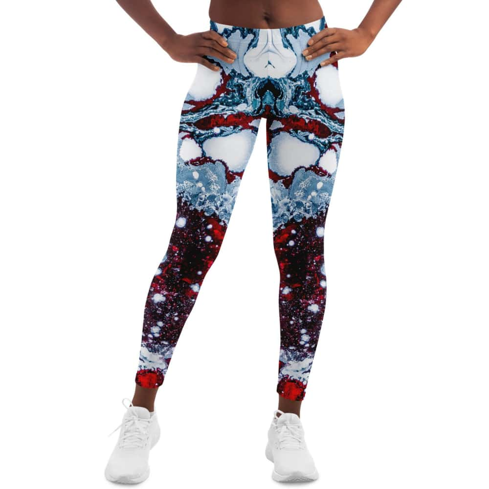 Red and Blue Galaxy Leggings - $54.99 - Free Shipping