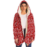 Red Bandana Microfleece Cloak
