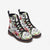Red Floral Vegan Leather Boots - $99.99 - Free Shipping