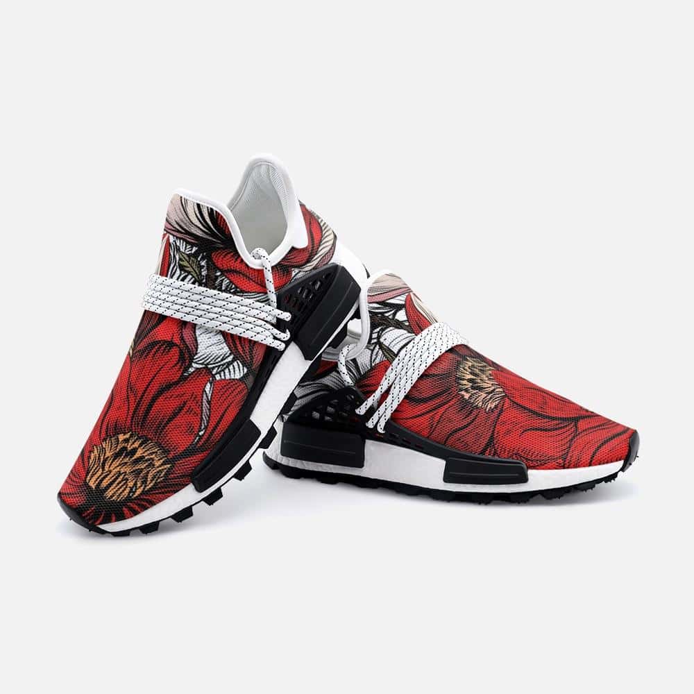 Red Flowers Lightweight Sneaker S-1 - $67.99 - Free Shipping