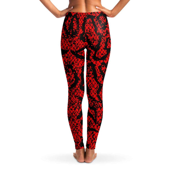 Snakeskin Print Sports Bra & Leggings Set | SHEIN IN