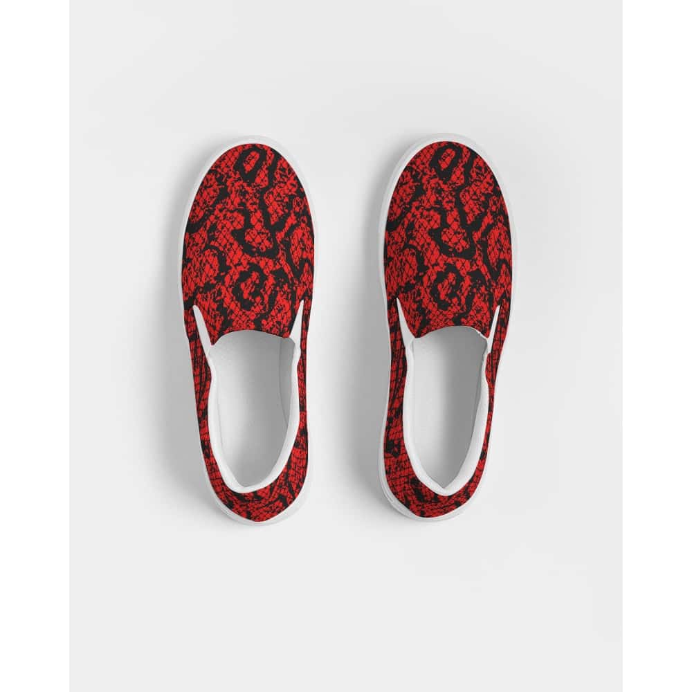 Snakeskin canvas shoes Clearance