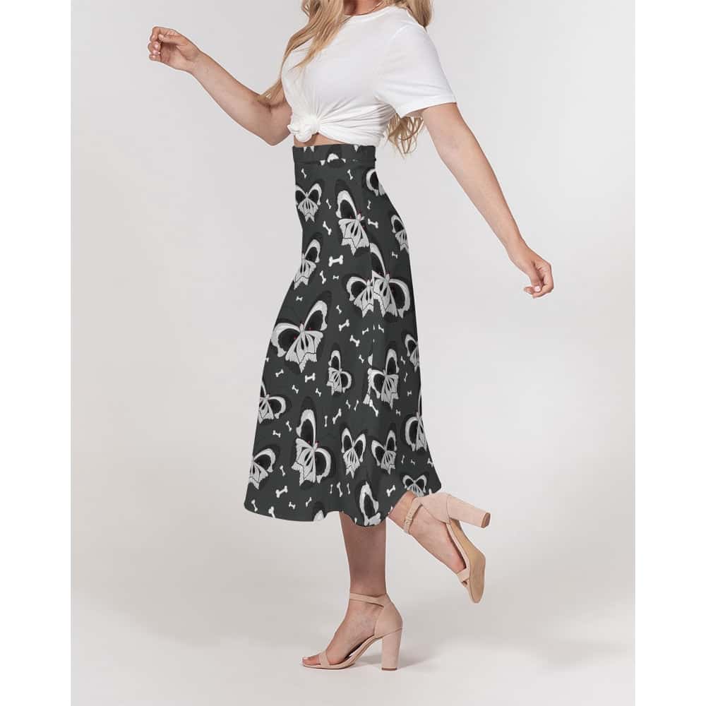 Scary Butterflies A-Line Midi Skirt - $59.99 - Free Shipping