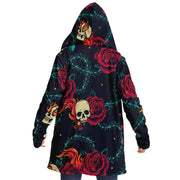 Skull and Roses Microfleece Cloak