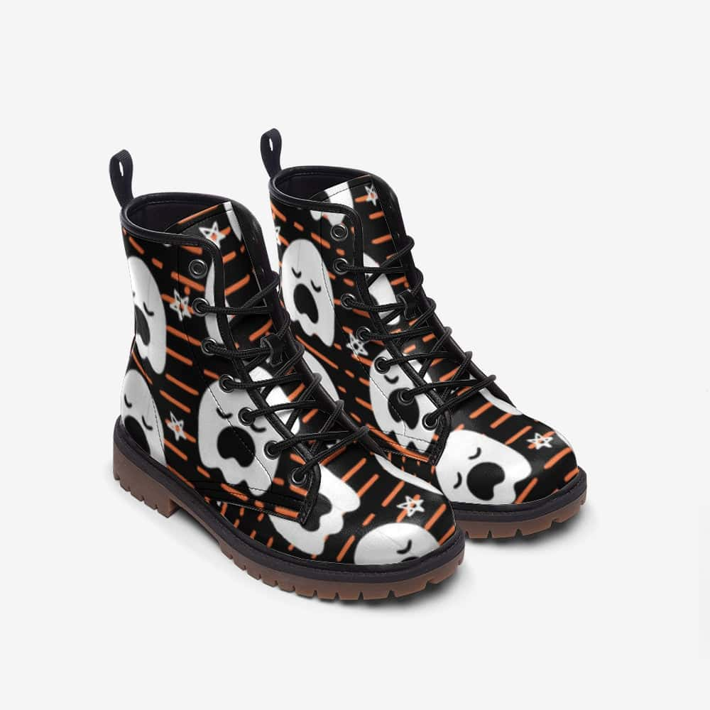 Sleepy Ghost Vegan Leather Boots - $99.99 - Free Shipping