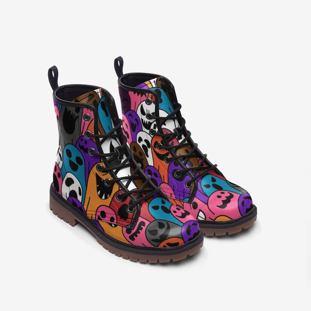 Spooky Vegan Leather Boots - $99.99 - Free Shipping