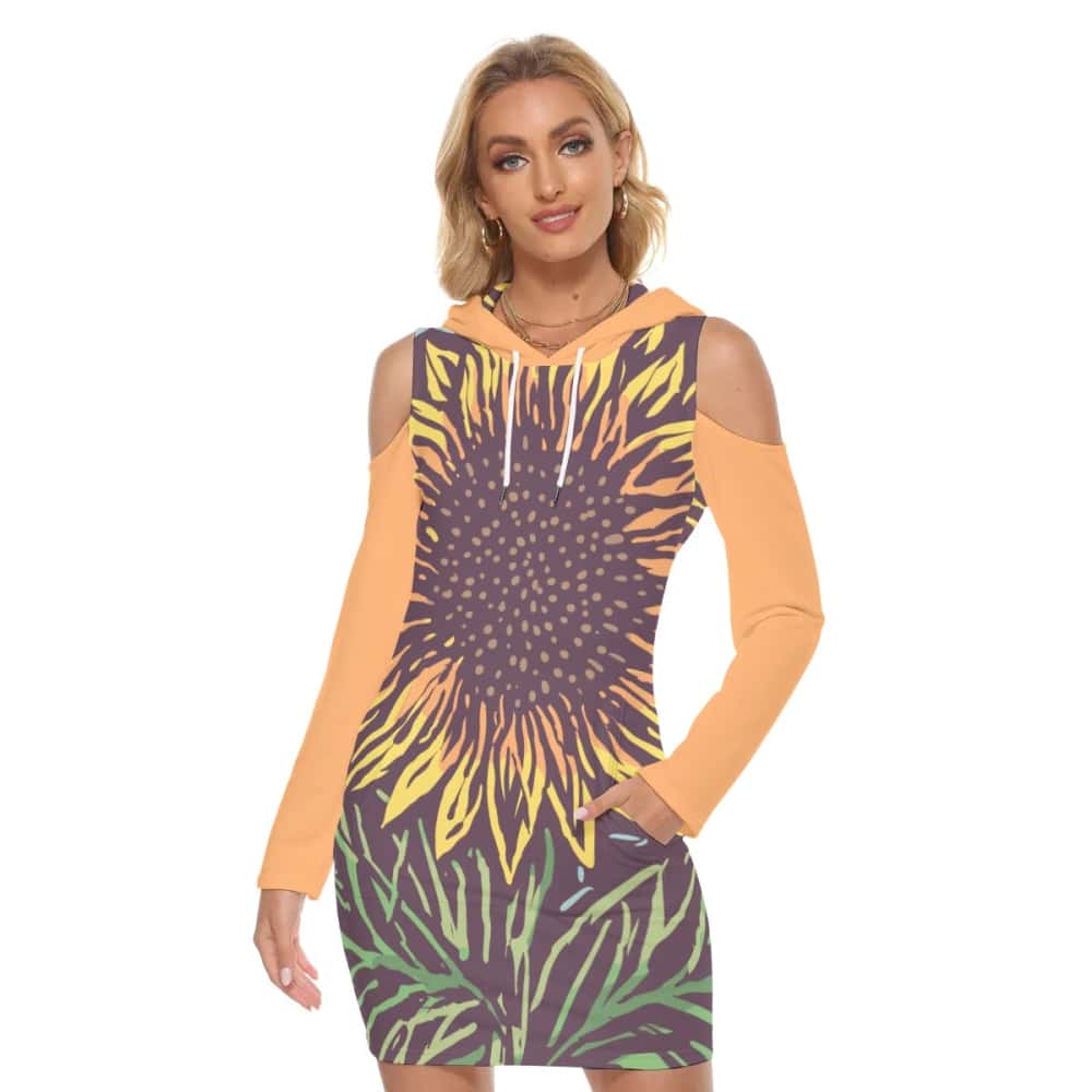 Sunflower Hoodie Dress - $54.99 - Free Shipping