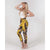 Sunflowers and Animal Print Belted Tapered Pants - $63.99 -