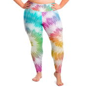 Tye Dye Plus Size Leggings