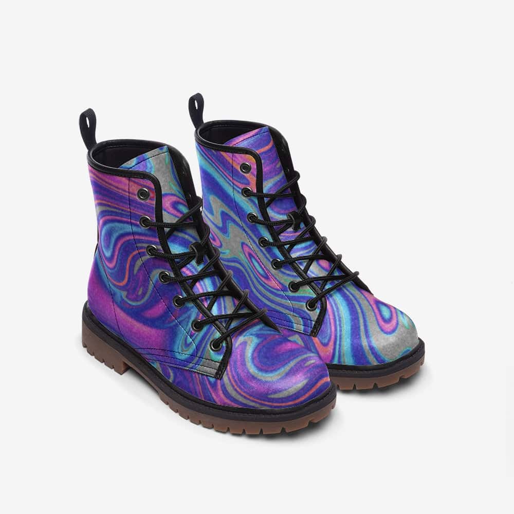 Unicorn Swirl Vegan Leather Boots - $99.99 - Free Shipping