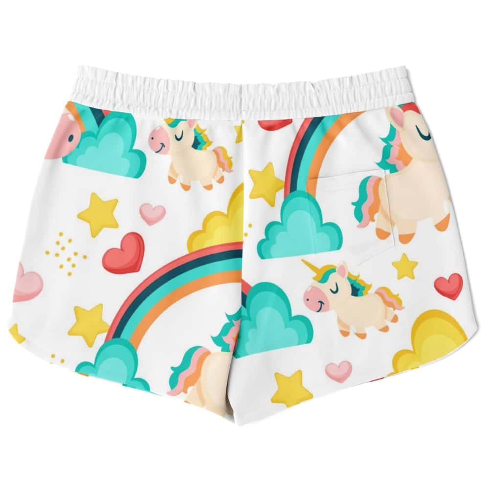 Unicorns and Rainbows Fashion Shorts - $42.99 Free Shipping