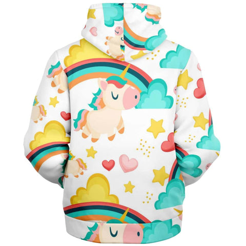 Unicorns and Rainbows Microfleece Zip Hoodie - $94.99 Free