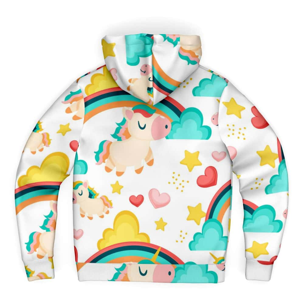 Unicorns and Rainbows Microfleece Zip Hoodie - $94.99 Free