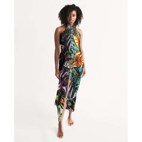 Vintage Tattoo Swim Cover Up