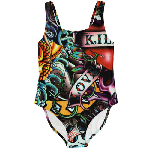 Vintage Tattoo Swimsuit