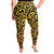 Yellow to Orange Leopard Print Plus Size Leggings - $48.99 -