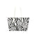 Zebra Flower Print Leather Tote Bag Large - $64.99 - Free