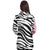 Zebra Pattern Longline Hoodie - $59.99 - Free Shipping